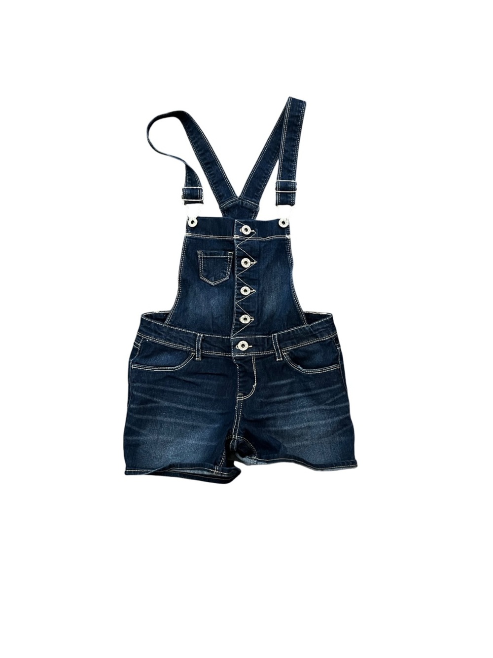 Levi’s Denim Shortalls Adjustable Strap Bib Shorts Indigo Kids 12